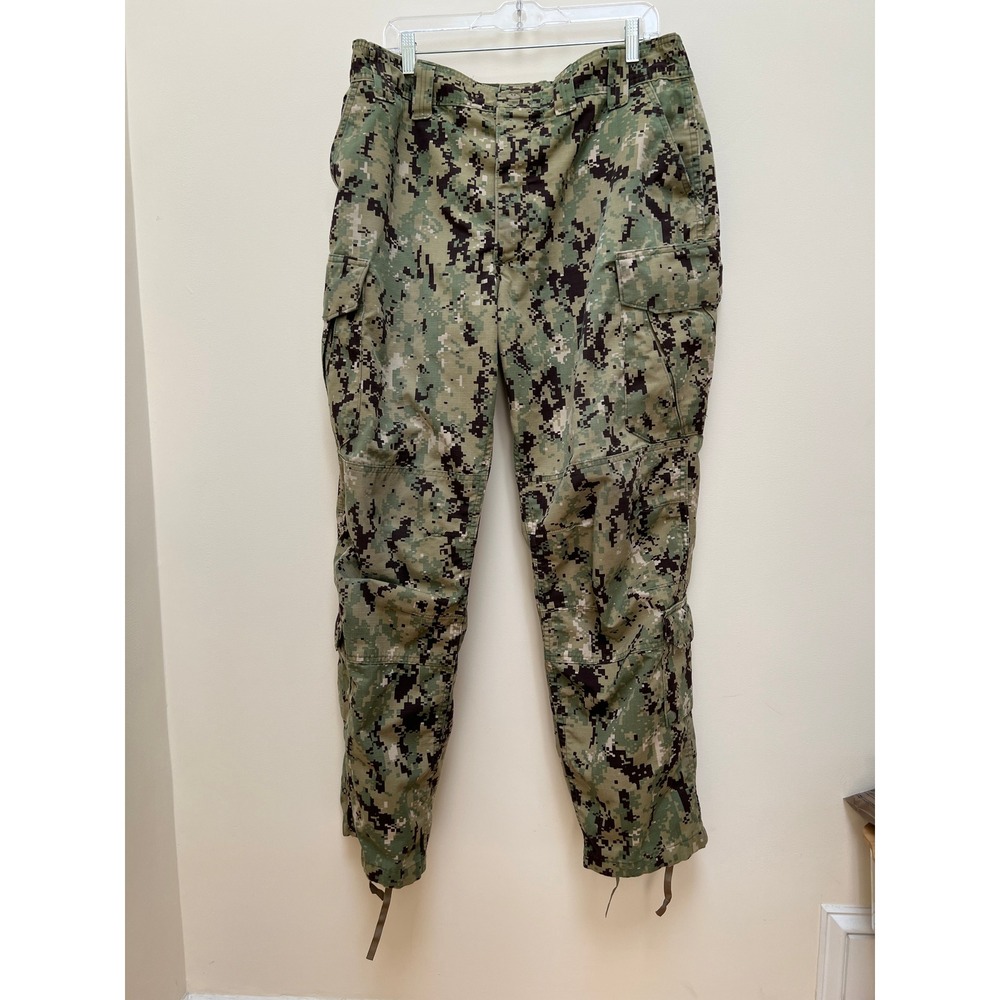 US Navy Ripstop Men's Cargo Pants Green NWU Type III Digital Camo Tactical